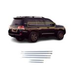Toyota Land Cruiser 200 Krom Cam Çıtası 6 prç. 2007 üzeri P.Çelik