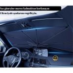 Toyota Land Cruiser Prado J150 2009-2010-2011-2012-2013 Ön Cam Güneşlik Şemsiye, Oto Park Numaratör Iki Ürün Beraber - Siyah