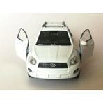 Toyota Rav4 1/36 Ölçek Çek Bırak Metal Model Oyuncak Araba Beyaz