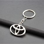 Toyota Uyumlu Anahtarlık 3D Metal Araba Anahtarlığı - Krom Kaplamalı