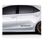 Toyota Yan Kapı Alt Yazısı Sticker Oto Etiket 3 adet