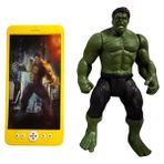 Toys Avm 18 cm Işıklı Hulk Figür ve Sesli Işıklı Oyuncak Cep Telefonu Ikili Set
