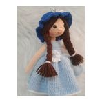 Toyscity Mavi Dudu Bebek Amigurumi Örgü Oyuncak