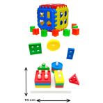 toysnet Geometrik Şekiller Bulmaca + Bultak Puzzle 2li Eğitici Oyuncak Seti