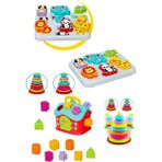 toysnet Hediyelik Bultak Ev+sallanan Halkalar+dede, Sevimli Hayvanlar Bultak+zeka Geliştirici Set Oyun Setle