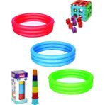 Toysnet Renkli 102 cm Havuz ve Eğitici Bultaklı Sevimli Kuleli Oyun Seti