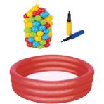 Toysnet Süper Eglenceli Oyun Seti 122 cm Havuz + 100 Adet 6cm Top Pompa