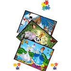 Toyspark Puzzle-24 Parça 3 Lü Set- 3 Yaş Puzzle