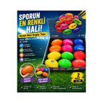 TOYSTAR 2 Adet Renkli Yumuşak Rugby Stres Topu 12 cm