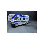 TOYSTAR 3d Pilli Işıklı Sesli Oyuncak Polis Ekip Arabası Çarp Dön 17 Cm