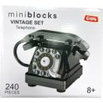 Toysturka Miniblocks Vintage Çevirmeli Telefon Yapım Seti – 240 Parça