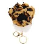 Toyvian 1 Bilgisayar Anahtarlık Kolye Araba Kolye Leopar Doldurulmuş Hayvan Panda Dolması Hayvan Panda Panda Ayı Doldurulmuş Hayvan Oyuncak Araba Peluş Cüzdan Çocuk Kaplan Pençesi