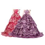 Toyvian 1 Bilgisayar bebek aksesuarları bebek kostüm eşleştirme kıyafeti bebek partisi güzel takım elbise bebek gelinlik bebek elbisesi sedefli Ayarlamak Açılan plaka Giyim oyuncak bebek