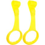 Toyvian 1 Çift Yürümeye Başlayan Çocuk Ayağa Kalkma Halkaları Asılı Halka Beşik Bebek Yürüme Yardımcısı Yüzükleri Bebek Ayağa Kalkma Halkaları Fitness Taşınabilir Egzersiz Halkası Pp
