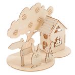 Toyvian 1 Takım 3d Bulmaca Tavşan Evi Model Seti 3d Bulmaca Oyuncak Bulmaca Oyuncak Öğrenme Çocuklar Bulmaca Oyuncak Öğreniyor Ahşap Masa Üstü Yürümeye Başlayan Çocuk 3 Boyutlu Sahne Odun