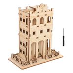 Toyvian 1 Takım Ahşap Model Ahşap Ev Modeli 3d Ahşap Zanaat Çocuklar Boyama Modeli Minyatür Kendin Yap Zanaat 3d Boyama Bulmaca Diy Kale Bulmaca Ahşap Puzzle Manuel 3 Boyutlu Oyuncak Odası