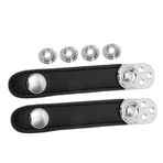 Toyvian 1 Takım akordeon tokalı kayış ışık simple bağlamak Akordion aksesuarları Akordeon kayışı halletmek altın mandal çeker akordeon için kayış tokalı körüklü kemer çelik Black