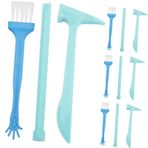 Toyvian 1 Takım Arkeolojik Kazı Araçları Çocuklar Eğitici Oyuncaklar Kristaller Kazma Kiti Sürpriz Coğrafi Oyun Keşif Değerli Taş Kiti Okyanus Hayvanı Kazmak Aracı Plastik Fosil Mücevher