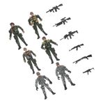 Toyvian 1 Takım asker modeli gerçekçi asker takım askerleri aksiyon heykelciği Çocuk oyuncakları modeller yerleşim şekilleri asker oyuncakları Patlamaya dayanıklı masası sahne