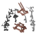 Toyvian 1 Takım Asker Modeli Kum Masası Insanlar Modeli Kum Masası Dekorları Küçük Asker Modelleri Mini Asker Figürleri Gerçekçi Insan Figürü Kişi Figürü Karın Kası