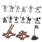 Toyvian 1 Takım asker modeli minyatür insan figürinleri kum masası minyatür insanlar mini figür kum masa insan figürü küçük insan figürleri mini insan figürleri karın kası