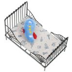 Toyvian 1 Takım Bebek Evi Yatağı Küçük Yatak Mini Ev Yatağı Bebek Evi Yatak Odası Mobilyaları Oyuncak Bebek Evi Minyatür Sahne Modeli Minyatür Oyuncak Bebek Yatağı Çocuk Yatağı Karyola