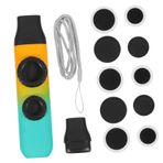 Toyvian 1 Takım Çift Delik Kazoo Müzikal Kazoos Pirinç Aletler Yetişkinler Kazoo Saksafon Ayarlanabilir Kazoos Metal Kazoos Gitar Narin Çocuk Yüksek Teknoloji Ürünü Plastik Malzeme
