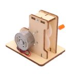 Toyvian 1 Takım Eğitim Bilimi Oyuncakları Diy Kök Oyuncaklar Elektrik Motoru Oyuncak Bilim Deney Oyuncakları Mini Motor Mini Jeneratör Motoru Bulmaca Oyuncaklar Çocuk Ahşap Manuel Modeli