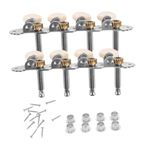 Toyvian 1 Takım Mandolin Tunerleri Gitar Sistemi Tuner Pedalı Elektro Gitar Tuner Ukulele Sistem Piyano Akort Kiti Ukulele Alıcısı Bas Kiti Aletler Ayarlama Aletleri Silver Metal