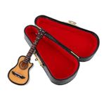 Toyvian 1 Takım mini gitar oyuncaklar Ağaç mobilya masa üstü minyatür mobilya minyatür ev mobilyaları modeller süs minyatür gitar modeli gitar heykeli masaüstü Ayarlamak Odun