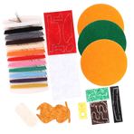 Toyvian 1 Takım Noel Keçe Fincan Mat Noel Baba Bardak Altlığı Kış Kahve Fincanı Mat Kahve Fincan Altlığı Yılbaşı Bardak Altlığı Malzemesi Güveç Ayağı Masa Ev Tedarik Yaşlı Bez
