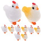 Toyvian 1 Takım Tavuk Heykeli Teraryum Figürleri Tavuk Koleksiyon Horoz Heykelcik Yosun Duyu Bütünleme Oyuncakları Çiftlik Hayvanı Figürleri Market Oyunu Horoz Heykeli Reçine Mini Çit