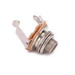 Toyvian 10 Adet 635mm Mono Gitar Jak Plakası Soketi Gitar Mono Jak Soketi Konnektörü Bitişi Gitar Parçaları Aksesuarları Için Kolay Kurulum