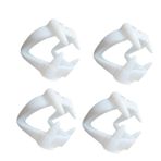 Toyvian 10 Adet Cosplay Sahne Cadılar Bayramı Partisi Sahne Fangs Takma Dişler Plastik Pelet Kızdırma Kostümleri Yapışkanlı Aksesuarlar Metal Kaplı Parlaklık Plastik Tutkal Adam Toplu
