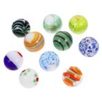 Toyvian 10 Parça Cam Eski Cam Boncuklar Değerli Taş Vazo Dolgu Cam Küre Topu Ayna Cam Küre Lamba Işi Boncuk Seramik Küreler Küre Topları Vazolar Masa Süsü Çocuk Ev Şeffaf Boncuk Bardak