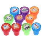 Toyvian 10 Parça Uzay Evreni Mührü Sevimli Pullar Parti Iyilikleri Karikatür Tema Damgası Pul Ödülleri Küçük Pullar Günlüğü Kendin Yap Damgası Temalı Damgalayıcılar Dergi Pulları Plastik