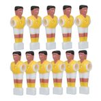 Toyvian 11 Adet Langırt Oyuncusu Foosball Futbol Oyunu Futbol Erkek Oyuncu Langırt Yedek Topları Top Krampon Oyun Masa Futbolu Oyuncusu Oyuncu Plastik Yellow