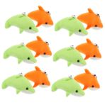 Toyvian 12 Adet Deniz Canlıları Okyanus Hayvan Anahtarlık Peluş Küçük Yunus Kolye Yunus Partisi Iyilik Peluş Yunus Anahtarlık Deniz Hayvanları Anahtarlık Tedarik El Çantası Kısa Peluş