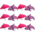 Toyvian 12 Adet Küçük Yunus Bebek Çantası Anahtarlık Cep Telefonu Ahizesi Minik Yunuslar Doldurulmuş Yunus Peluş Küçük Yunus Kolye Çanta Malzemeleri El Çantası Kısa Peluş Düğün Hediyeleri