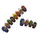 Toyvian 12 Adet Matruşka Anahtarlık Cep Telefonu Kolye Çekicilik Iç Içe Geçmiş Oyuncak Bebek Şeklinde Anahtarlık Yenilik Anahtarlık Bebek Anahtar Takılar Rusça Mini Rusya Nostaljik Ahşap