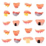 Toyvian 12 Adet Takma Dişler Vampir Kıyafetleri Sahte Diş Kostüm Karınca Yuvası Vampir Dişleri Diş Dişleri Kostüm Partisi Sahte Diş Oyuncak Çocuk Kostümleri Cadılar Bayramı Modeli