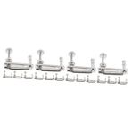 Toyvian 16 Adet çello akortçusu keman ince ayarlayıcıları 3/4 keman malzemeleri müzik Enstrümanları keman parçaları alaşım ince ayarlayıcılar Metal tuner Aksesuarlar tedarik w3 topaç
