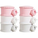 Toyvian 2 Adet 3 Süt Tozu Kutusu Formül Tutucu Bebek Maması Saklama Kapları Bebek Aperatif Fincan Bebek Maması Dağıtıcı Formül Saklama Kabı Formül Kabı Saklama Kutusu Çocuk Pp Taşınabilir