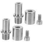 Toyvian 2 Adet gitar parçası Jack gitar aksesuarı gitar tremolo kol soketi gitar parça değişimi kriko malzeme giriş dayanıklı gitar aksesuarları dayanıklı gitar tremolo aracı Metal Silver