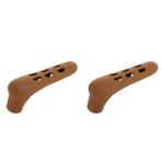 Toyvian 2 Adet Kapı Kolu Koruması Silikon Kapı Kolu Koruyucusu Kauçuk Sap Kauçuk Kapı Topuzu Kapakları Kapı Kolu Kapak Kapı Kolu Tampon Kalınlaştırmak Çarpışma Önleyici Kapı Çocuk