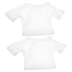 Toyvian 2 Adet Oyuncak Bebek Giysileri Boş Gömlek Doldurulmuş Hayvan t Gömlek Ayı t Gömlek Tavşan Bebek Elbise Kendi Peluş Hayvanlarınızı Yapın Kıyafet Çocuk Kumaş Peluş Oyuncak Kız Beyaz