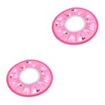 Toyvian 2 Adet Şampuan Kapağı Bebek Şampuanı Kapağı Banyosu Başlığı Çocuklar Için Duş Boneleri Bebek Banyo Şapkası Banyo Vizör Kapağı Kore Versiyonu Su Kapağı Eva Yeni Doğan