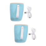 Toyvian 2 Adet termos bardak takımı su şişesi ısıtıcısı elektrik aletleri ısı yalıtımı fitness biberonlar taşınabilir ısıtıcı biberon ısıtıcı şişe sıcak kaleci Giyim şişe çantası Gıda pp