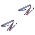 Toyvian 2 Adet Ukulele Kayışı Deri Bel Kemeri Pembe Gitar Saksafon Boyun Askısı Klasik Gitar Ukulele Aksesuarları Gitar Askısı Çapraz Çanta Askısı Elektrik Bas Müzik Aleti Haberci Çocuk