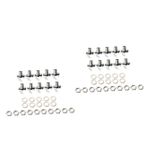 Toyvian 2 Set Gitar Jak Soket Konnektörü Somunları Rondela Dahil 1/4 Gitar Çıkış Jakı Stüdyo Için 10 Adet*2